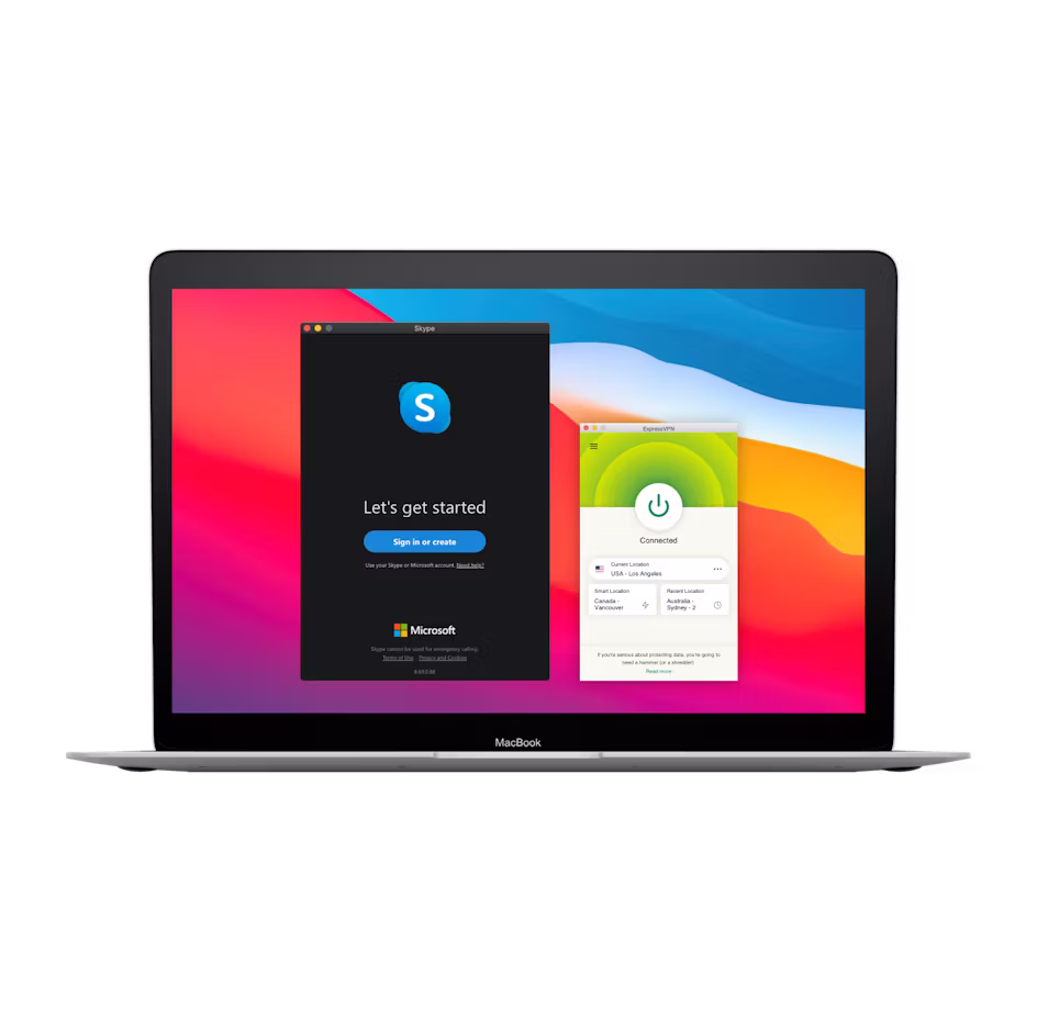 VPN과 Skype UI